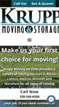 Mobile Screenshot of kruppmoving.com